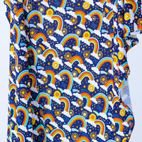 The Forever Swaddle Blanket | Here Comes the Sunshine (Blue) | "Mama, I Wished for You"