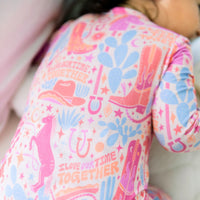 The Second-Skin Footless Romper | Saddle Up | "I Love Our Time Together"