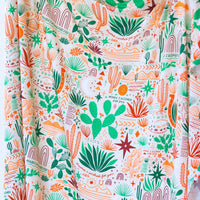 The Forever Swaddle Blanket | Desert Cactus Vibes | "Mama, I Wished for You"