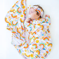 The SoftKnot Bow | Here Comes the Sunshine (Pink) | "Mama, I Wished for You"