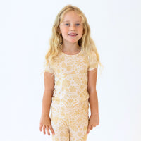 The Second-Skin 2-Piece Pajama | Om Baby (Beige) | "Deep Breath"