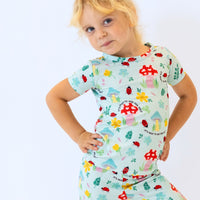 The Second-Skin 2-Piece Pajama | Magic Mushroom | "It's Okay to Ask for Help"