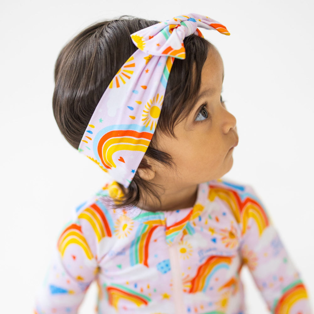 The SoftKnot Bow | Here Comes the Sunshine (Pink) | "Mama, I Wished for You"