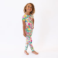 The Second-Skin 2-Piece Pajama | Rainbow Daisy Babe | "Patience & Kindness"