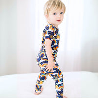 The Second-Skin 2-Piece Pajama | Here Comes the Sunshine (Blue) | "Mama, I Wished for You"