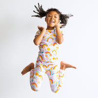 The Second-Skin 2-Piece Pajama | Here Comes the Sunshine (Pink) | "Mama, I Wished for You"