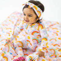 The SoftKnot Bow | Here Comes the Sunshine (Pink) | "Mama, I Wished for You"