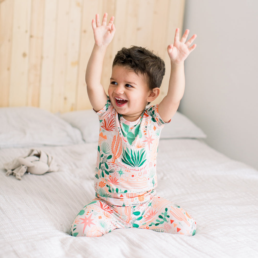 The Second-Skin 2-Piece Pajama | Desert Cactus Vibes | "Mama, I Wished for You"
