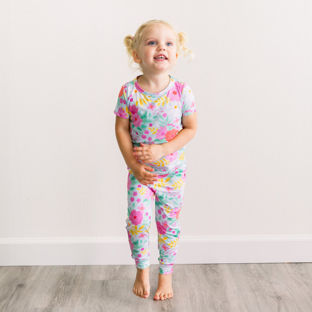 The Second-Skin 2-Piece Pajama | Flower Power | "You're Doing Great, Mama"