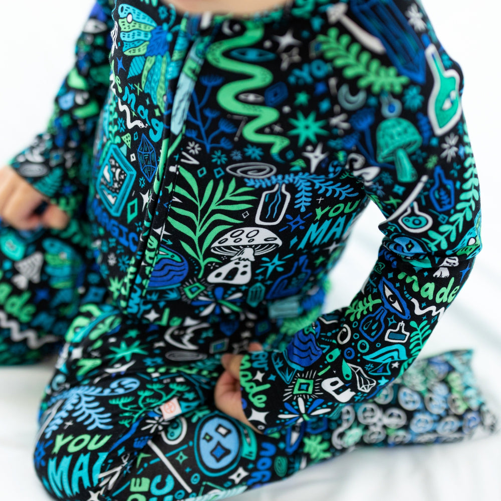 The Second-Skin Convertible Romper | Mystic Mama (Blue) | "You Made Magic"