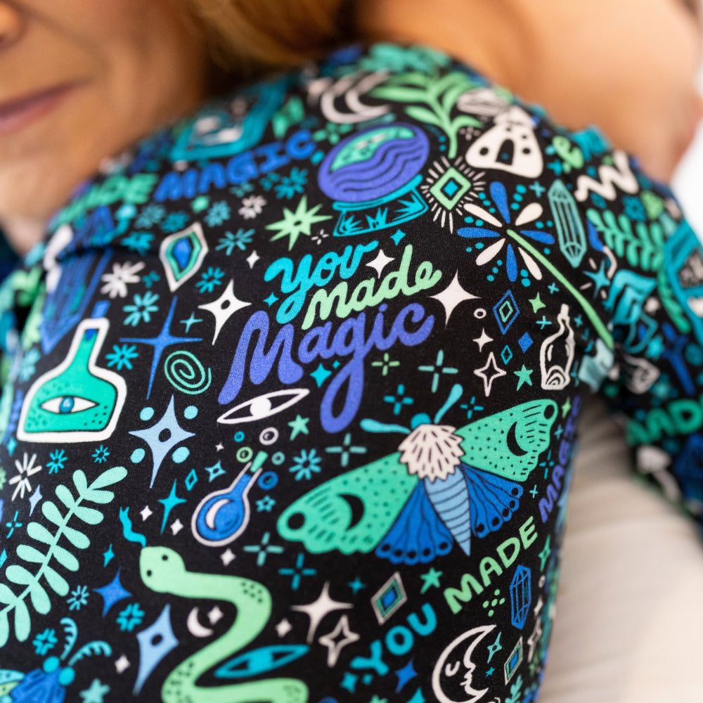 The Second-Skin Convertible Romper | Mystic Mama (Blue) | "You Made Magic"