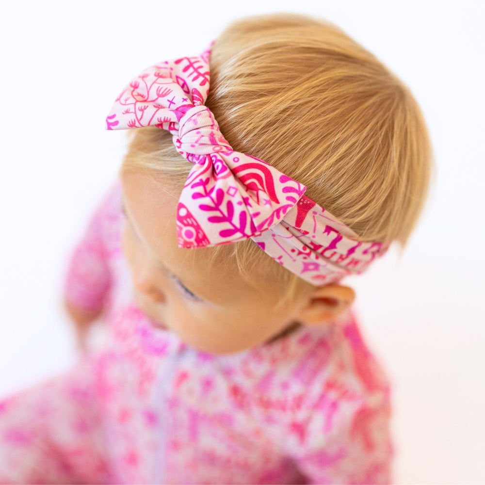 The SoftKnot Bow | Mystic Mama Pink | "You Made Magic"