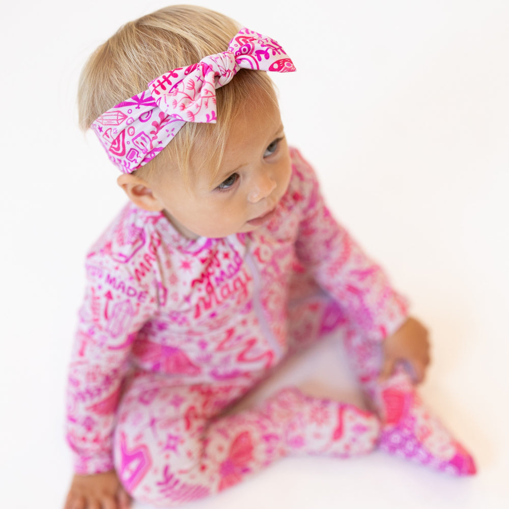 The SoftKnot Bow | Mystic Mama Pink | "You Made Magic"