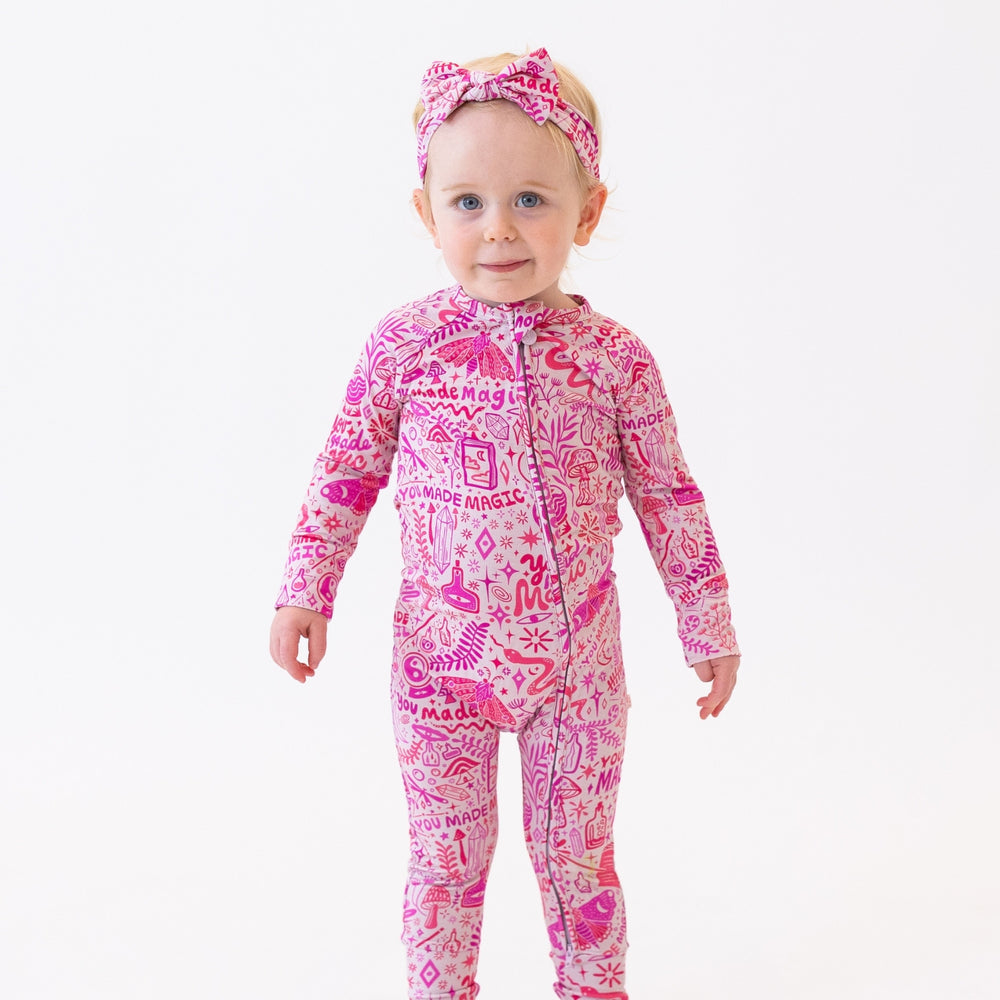 The Second-Skin Convertible Romper | Mystic Mama (Pink) | "You Made Magic"