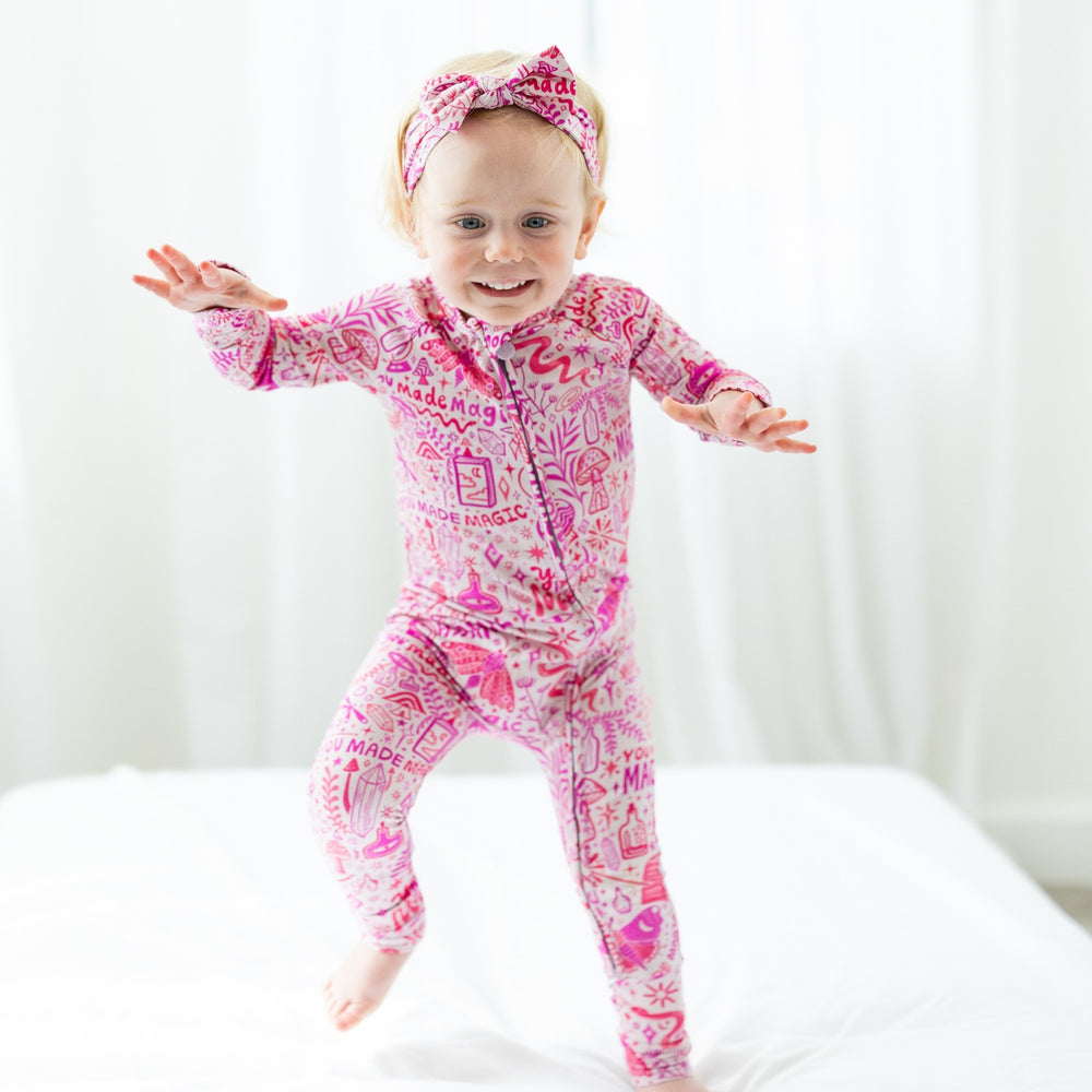 The Second-Skin Convertible Romper | Mystic Mama (Pink) | "You Made Magic"
