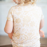 The Second-Skin 2-Piece Pajama | Om Baby (Beige) | "Deep Breath"
