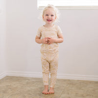 The Second-Skin 2-Piece Pajama | Om Baby (Beige) | "Deep Breath"