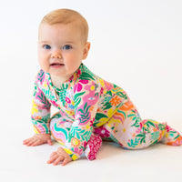 The Second-Skin Footie | Rainbow Daisy Babe | "Patience & Kindness"