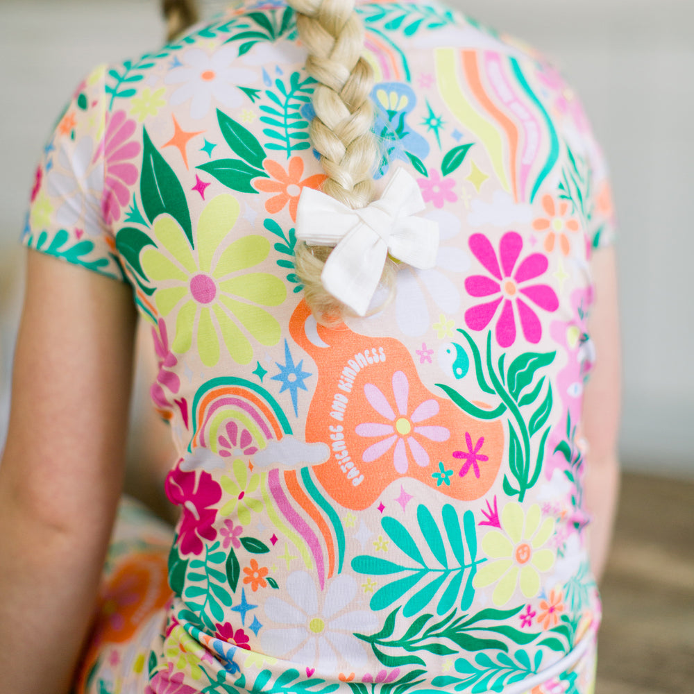 The Second-Skin 2-Piece Pajama | Rainbow Daisy Babe | "Patience & Kindness"