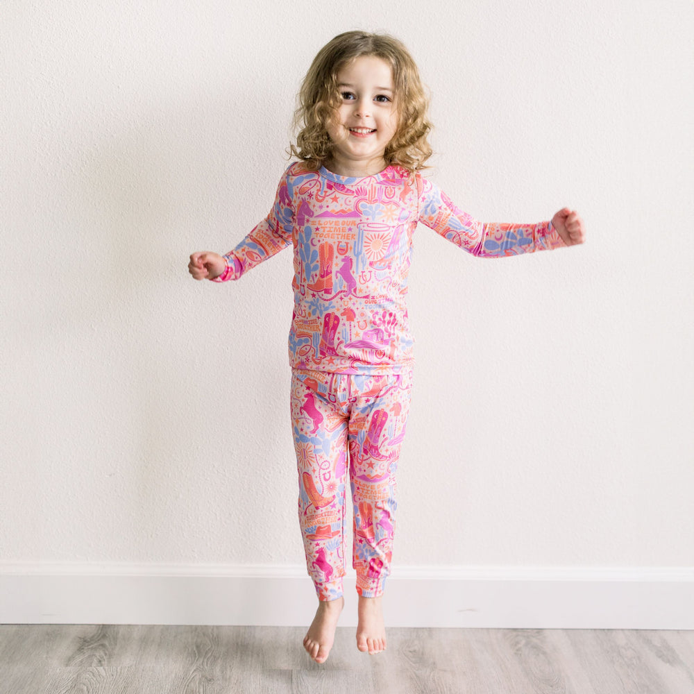 The Second-Skin 2-Piece Pajama | Saddle Up | "I Love Our Time Together"
