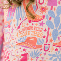 The Second-Skin 2-Piece Pajama | Saddle Up | "I Love Our Time Together"