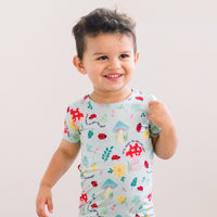 The Second-Skin 2-Piece Pajama | Magic Mushroom | "It's Okay to Ask for Help"