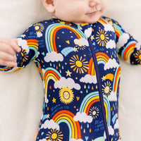 The Second-Skin Footie | Here Comes the Sunshine (Blue) | "Mama, I Wished for You"
