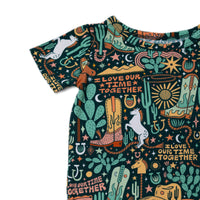 The Second-Skin 2-Piece Pajama | Wild West | "I Love Our Time Together"