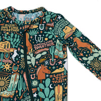 The Second-Skin Footless Romper | Wild West | "I Love Our Time Together"