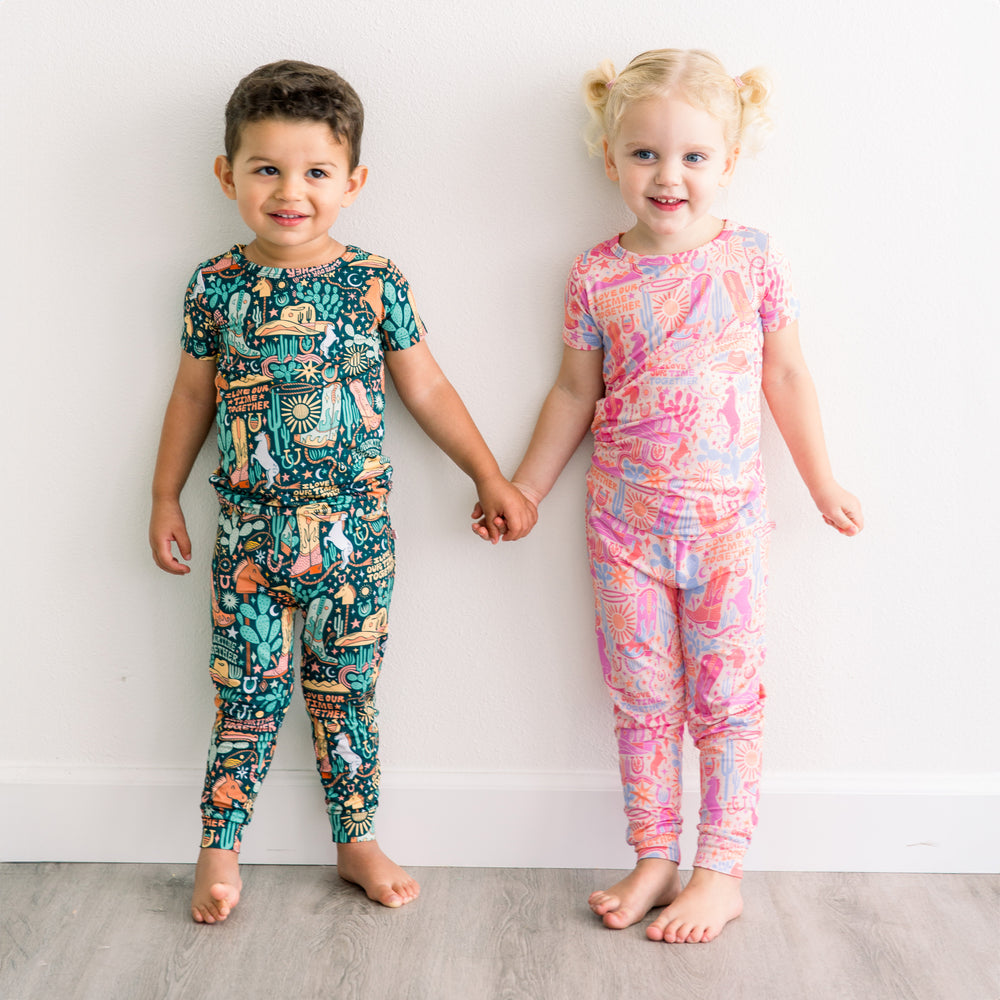 The Second-Skin 2-Piece Pajama | Saddle Up | "I Love Our Time Together"