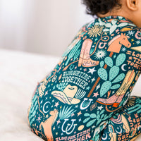The Second-Skin Footless Romper | Wild West | "I Love Our Time Together"