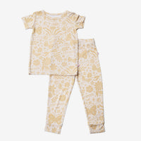 The Second-Skin 2-Piece Pajama | Om Baby (Beige) | "Deep Breath"