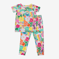 The Second-Skin 2-Piece Pajama | Rainbow Daisy Babe | "Patience & Kindness"