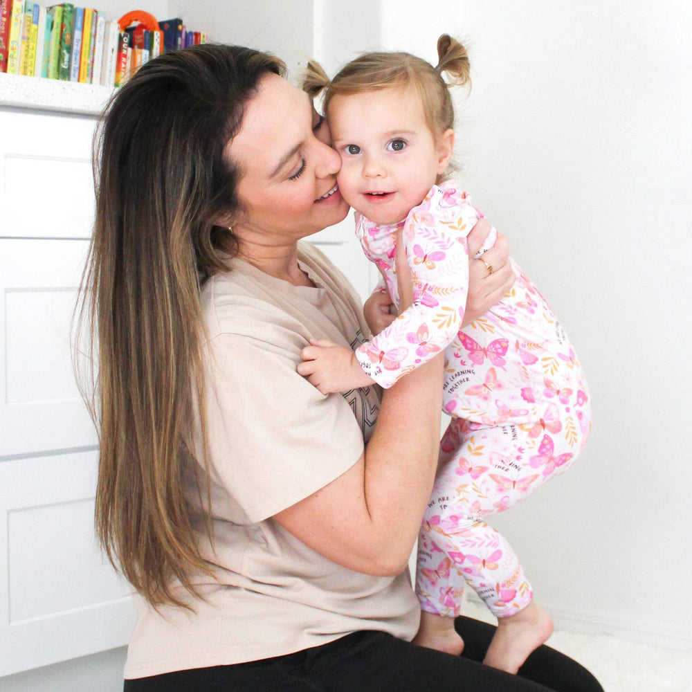The Second-Skin Footless Romper | Butterfly Smoochies | "We're Learning Together"