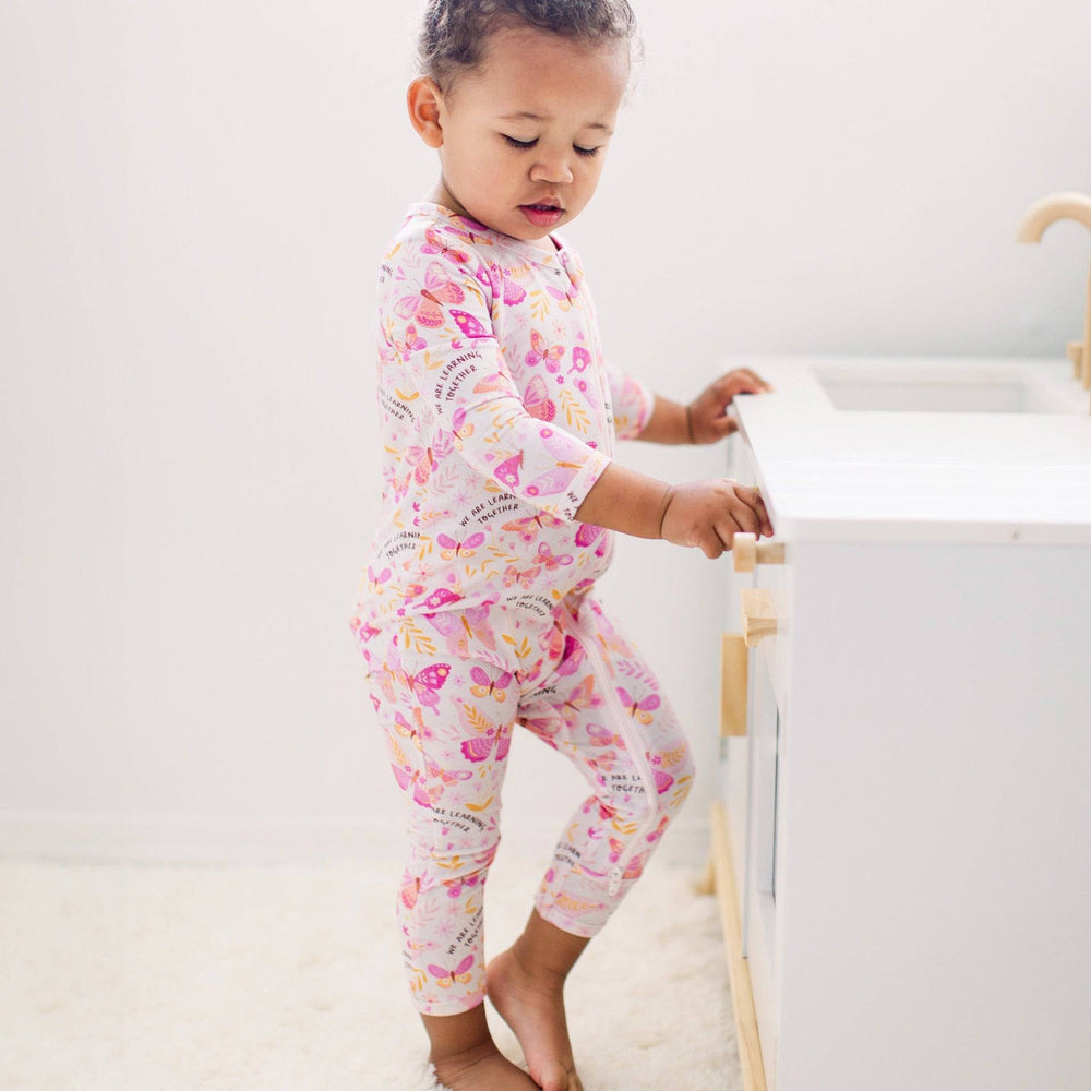The Second-Skin Footless Romper | Butterfly Smoochies | "We're Learning Together"
