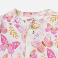 The Second-Skin Footless Romper | Butterfly Smoochies | "We're Learning Together"