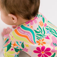 The Second-Skin Footie | Rainbow Daisy Babe | "Patience & Kindness"