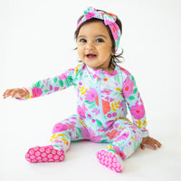 The SoftKnot Bow | Flower Power | "You're Doing Great, Mama"