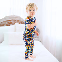 The Second-Skin 2-Piece Pajama | Here Comes the Sunshine (Blue) | "Mama, I Wished for You"