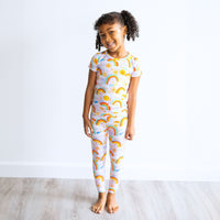 The Second-Skin 2-Piece Pajama | Here Comes the Sunshine (Pink) | "Mama, I Wished for You"