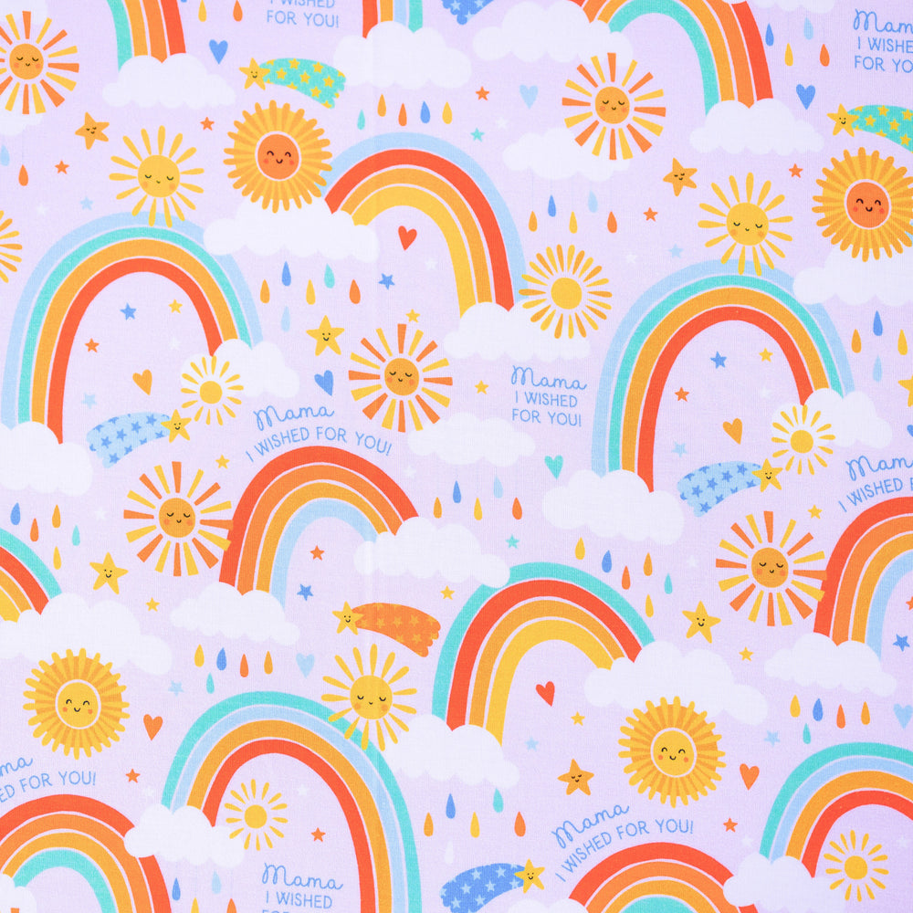 The Forever Swaddle Blanket | Here Comes the Sunshine (Pink) | "Mama, I Wished for You"