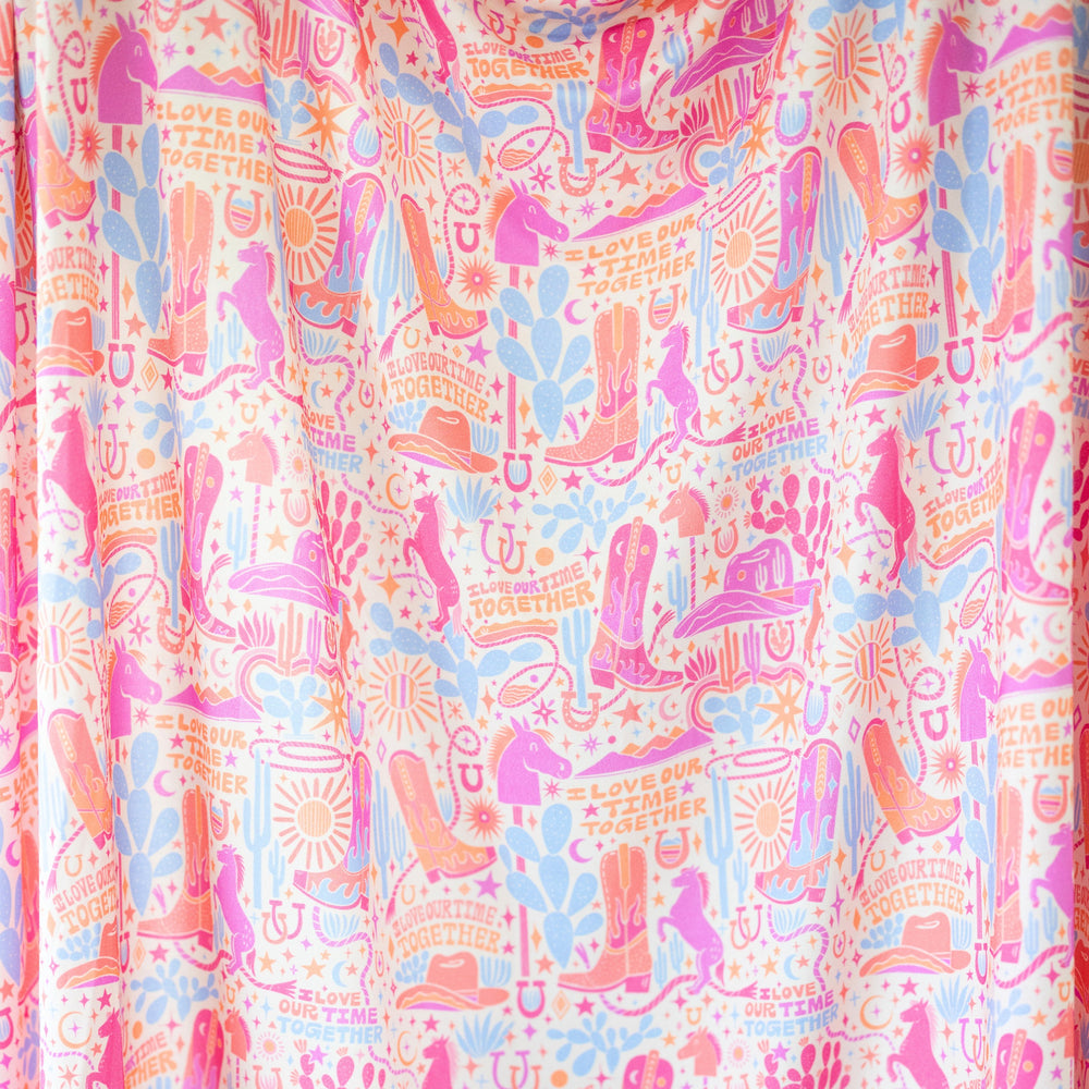 The Forever Swaddle Blanket | Saddle Up | "I Love Our Time Together"
