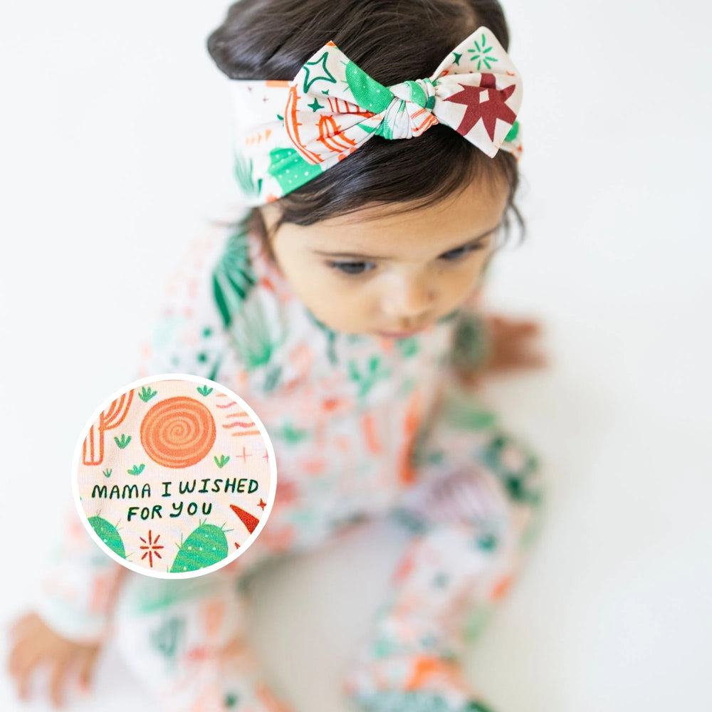 The SoftKnot Bow | Desert Cactus Vibes | "Mama, I Wished for You"