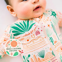 The Second-Skin Footie | Desert Cactus Vibes | "Mama, I Wished for You"
