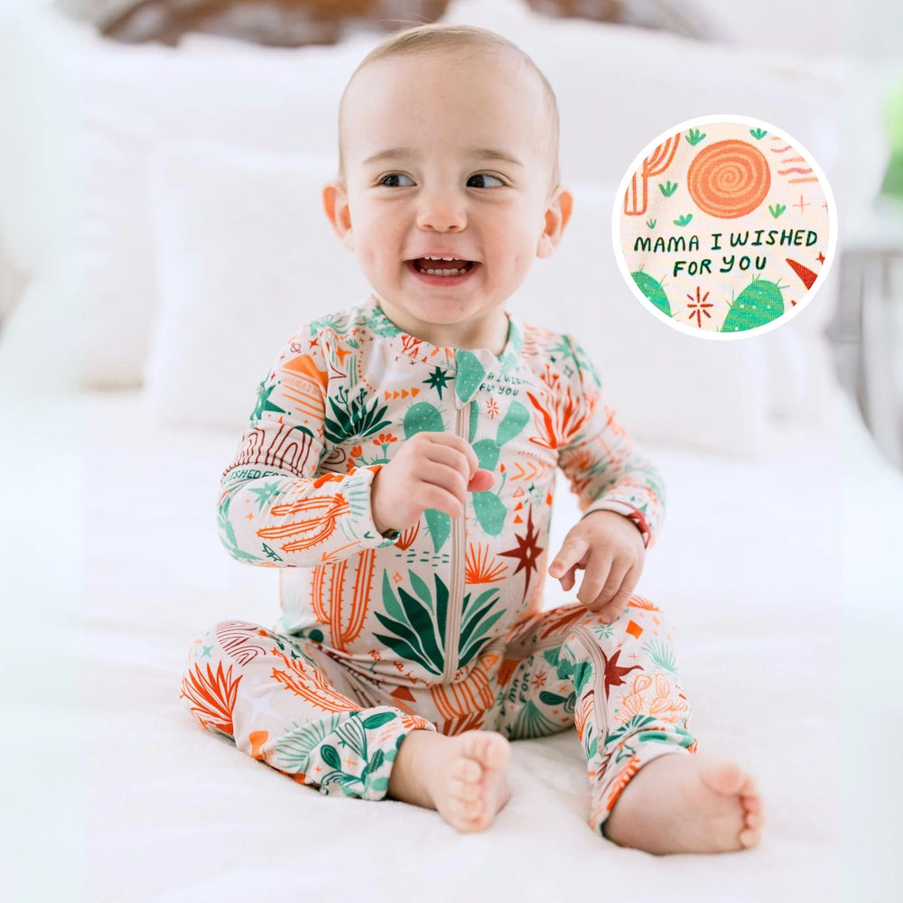 The Second-Skin Footless Romper | Desert Cactus Vibes | "Mama, I Wished for You"