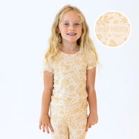 The Second-Skin 2-Piece Pajama | Om Baby (Beige) | "Deep Breath"