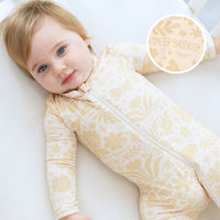 The Second-Skin Footie | Om Baby (Beige) | "Deep Breath"