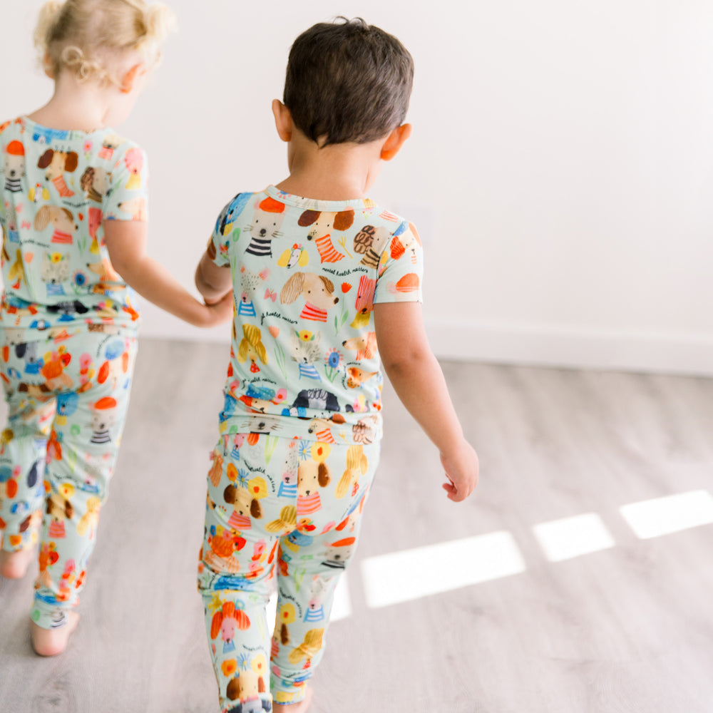 The Second-Skin 2-Piece Pajama | Mindful Doggos | "Mental Health Matters"