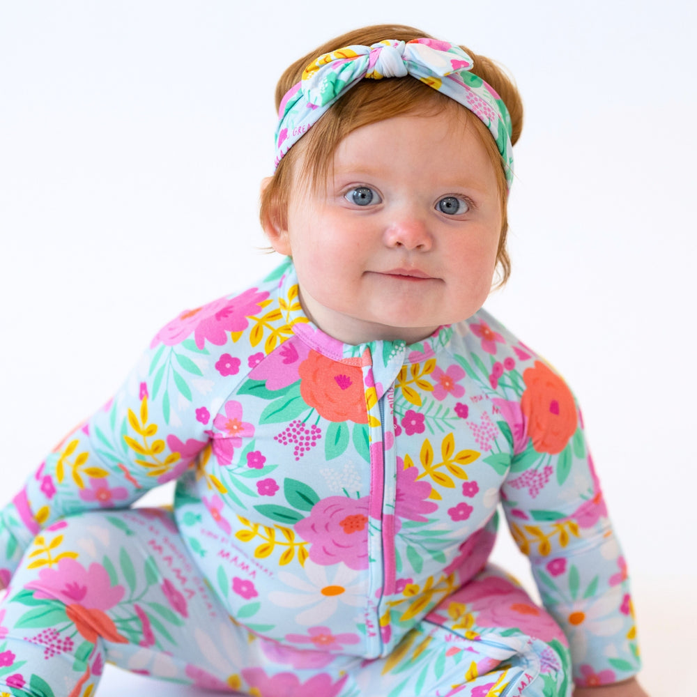 The Second-Skin Convertible Romper | Flower Power | "You're Doing Great, Mama"