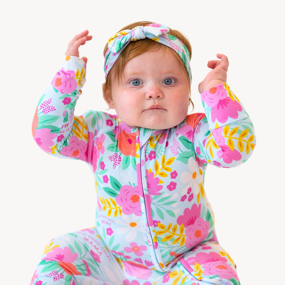 The Second-Skin Convertible Romper | Flower Power | "You're Doing Great, Mama"